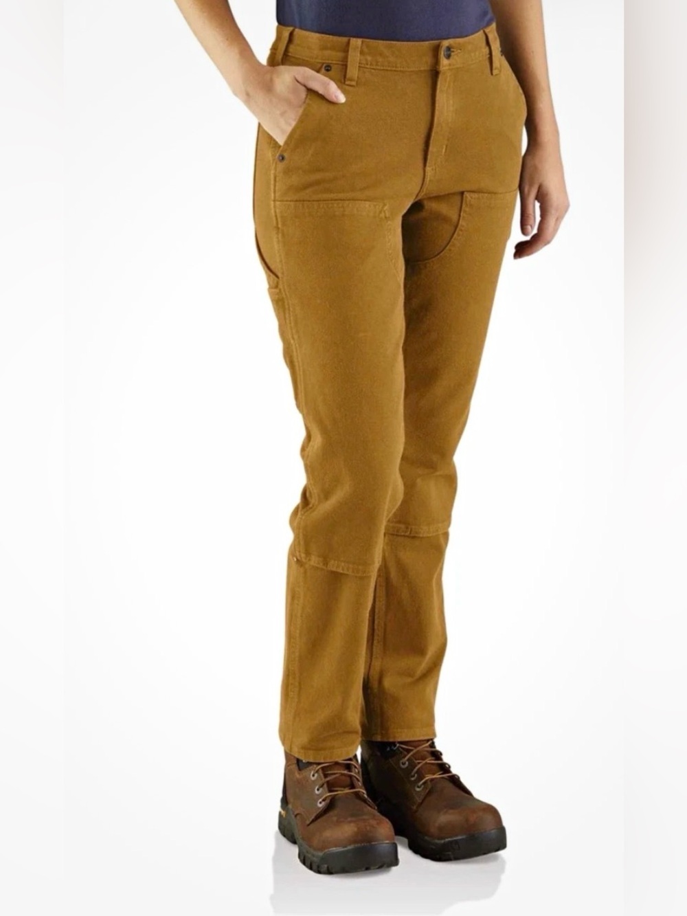 Carhartt Women’s Rugged Flex Relaxed Fit Twill Double Front Work Pant Size 8